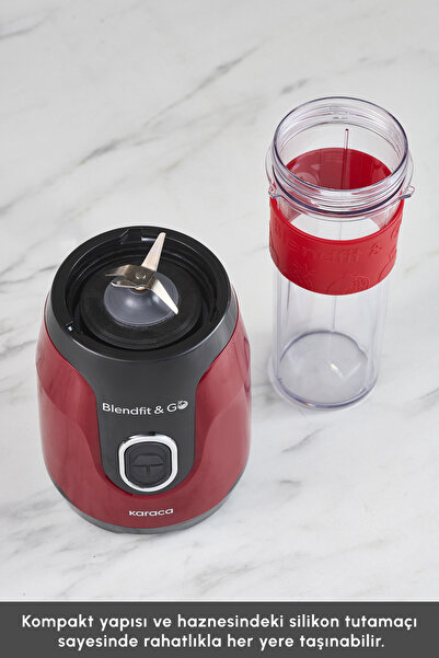 Karaca Blendfit Go Personal Kişisel Smoothie Blender Red