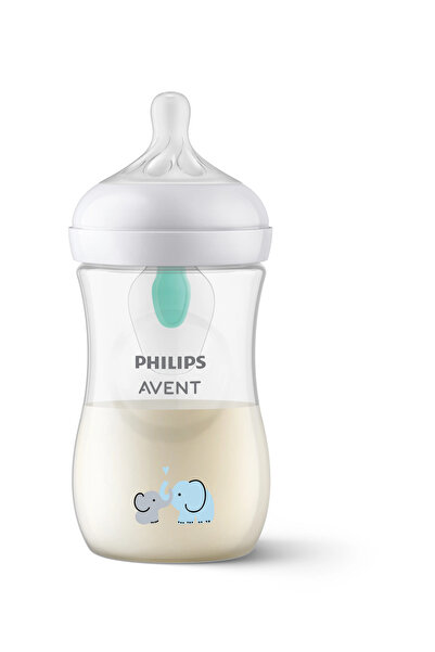 Philips Avent PHILIPS AVENT SCY673/81 Μπιμπερό Natural Response, 260 ml, αργής ροής, 1 μήνα+, μοτίβο ελέφαντα
