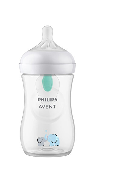 Philips Avent PHILIPS AVENT SCY673/81 Μπιμπερό Natural Response, 260 ml, αργής ροής, 1 μήνα+, μοτίβο ελέφαντα