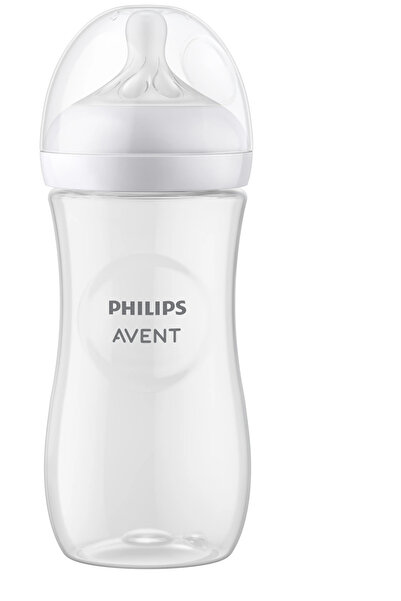 Philips Avent PHILIPS AVENT Láhev Natural Response SCY906/01, 330 ml, savička napodobuje tvar matčina prsu, rychlý průtok