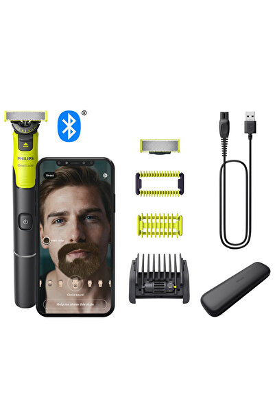 Philips Philips OneBlade 360 ​​​​QP4631/65 hibrid borotva, trimmelő és vágó, 5 az 1-ben állítható fésű