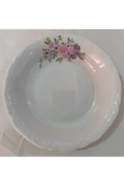 Porland Bouquet 17 Cm Pit Plate 12-Piece Dinner Plate