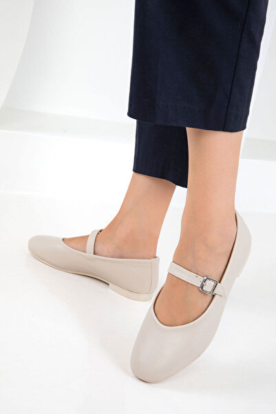 SOHO Beige Women's Ballerinas 20923