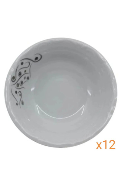 Porland Porselen 12'li Yakamoz Çorba Kase 13 Cm (12 ADET)