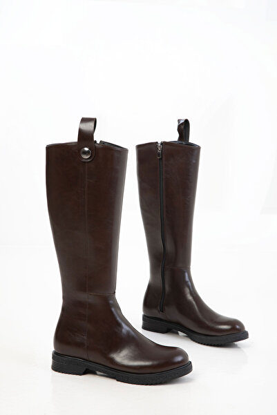 SOHO Hnědé matné dámské boty 20939