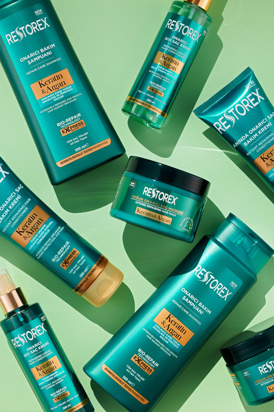 Restorex Keratin & Argan Onarıcı Saç Bakım Maskesi 300 Ml - Yıpranmış Ve Hasar Görmüş Saçlar Botoks Etkili