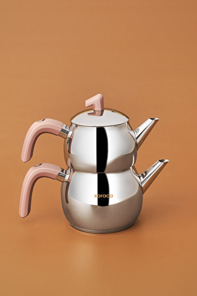 Karaca Belinay Indüksiyon Tabanlı Midi Rose Çaydanlık Takımı