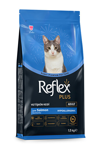 Reflex Plus Hipoalerjenik Somonlu Yetişkin Kedi Maması 1,5 kg