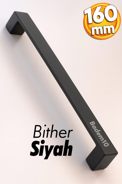 Badem10 Bihter 160 Mm Mobilya Mutfak Çekmece Kulpu Dolap Kapak Kulbu Metal Ku...