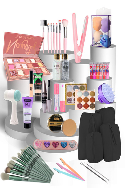 MUJGAN Evlilik Yıldönümü Makyaj Seti 55 Parça Buğday Ten