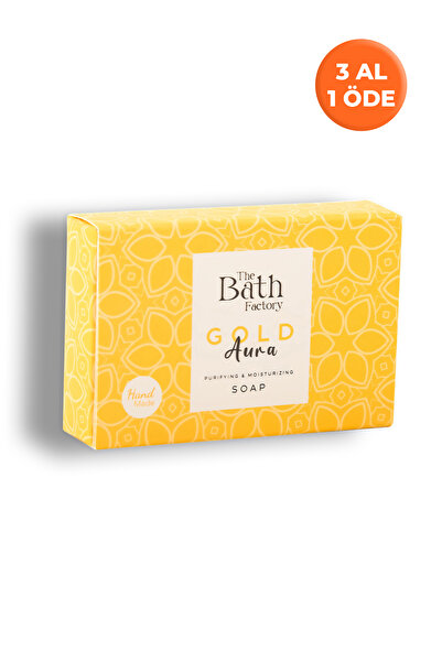 THE BATH FACTORY صابون مرطب لليدين والوجه والجسم - أورا الذهبية