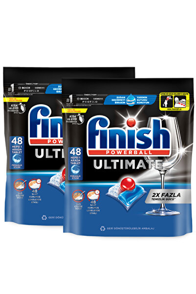 Finish Quantum Ultimate Bulaşık Makinesi Deterjanı Kapsül Tablet 96 Adet (48X2'Lİ)
