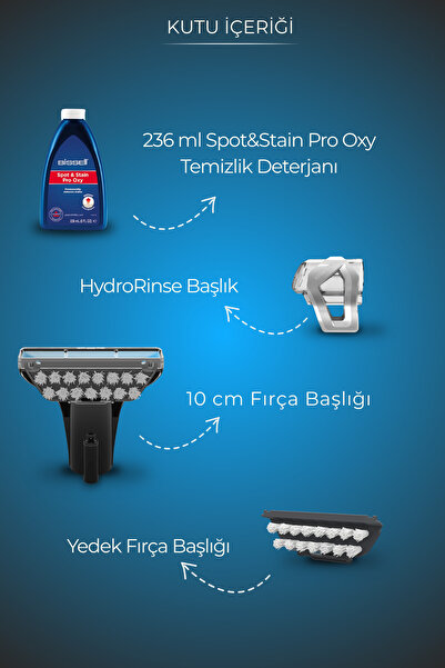 Bissell SpotClean Mini Halı – Koltuk Yıkama ve Leke Çıkarma Makinesi