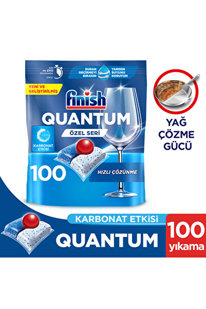 Finish Quantum Özel Seri Bulaşık Makinesi Deterjanı  Kapsül Tablet 100 Adet