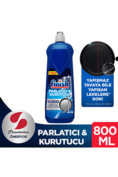 Finish Bulaşık Makinesi Tuzu Kireç Kalıntılarına Karşı Koruyucu 2 x1500 gr+ Parlatıcı & Kurutucu 800 ml