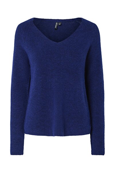 PIECES PCELLEN LS tricot cu decolteu în V NOOS BC