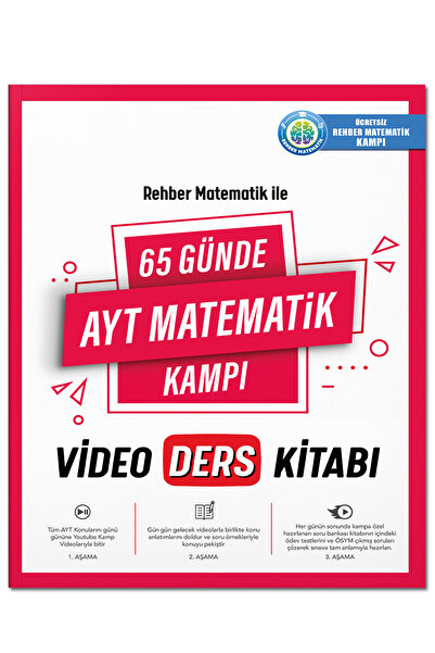 REHBER MATEMATİK YAYINLARI 65 Günde AYT Matematik Video Ders Kitabı