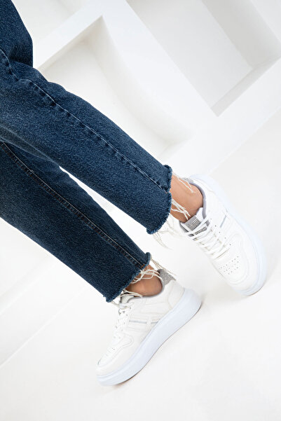 SOHO Beyaz Kadın Sneaker 20959