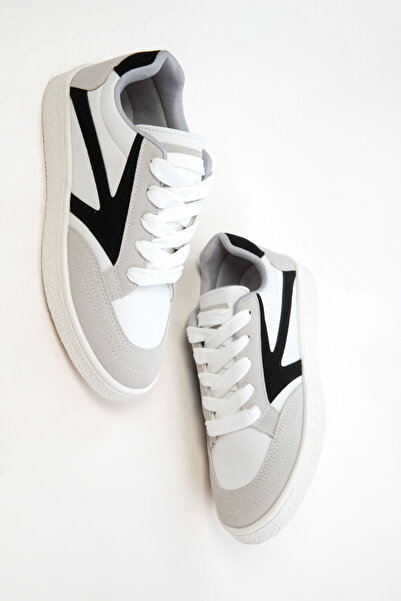 SOHO Ice-White-Black Women's Sneaker 20965