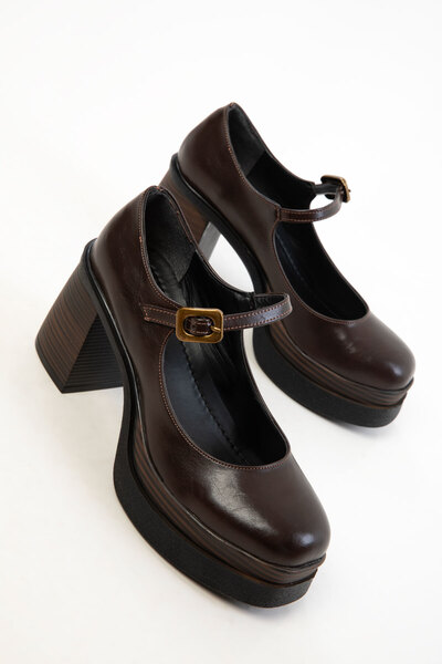 SOHO Braune Damen-Loafer-Schuhe 20955