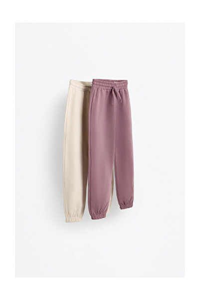 LEFTIES Kids Pack of 2 Plain Plush Trousers