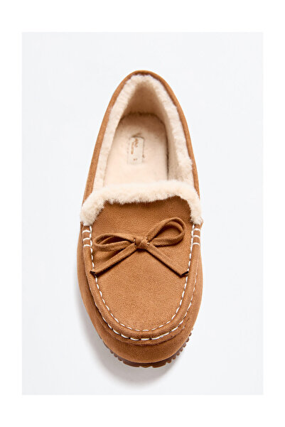 LEFTIES Művelúr szőrme mokaszinok