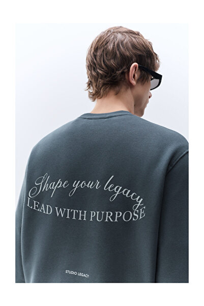 LEFTIES Férfi mintás pulóver