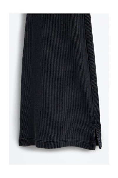 LEFTIES Dětské žebrované legíny se zvonovými nohavicemi