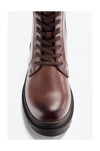 LEFTIES Μπότα με κορδόνια