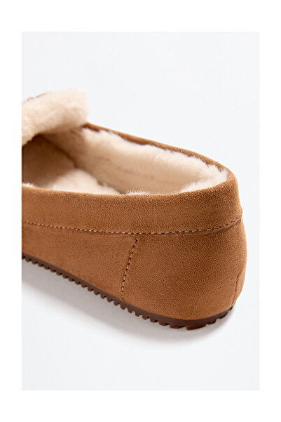 LEFTIES Művelúr szőrme mokaszinok