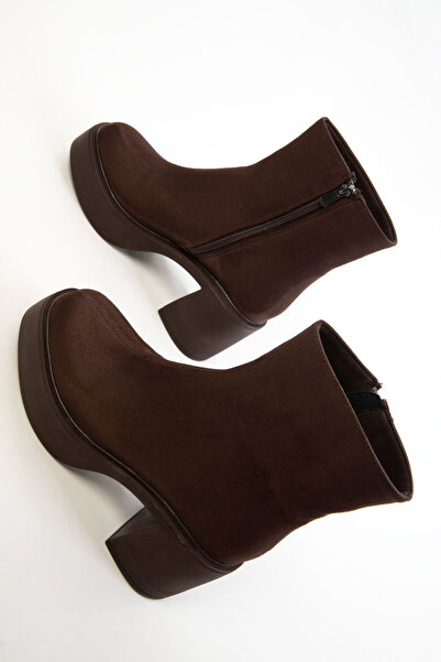 SOHO Kahve Süet  Kadın Bot & Bootie 20941