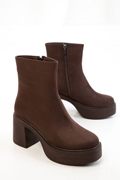 SOHO Kahve Süet  Kadın Bot & Bootie 20941