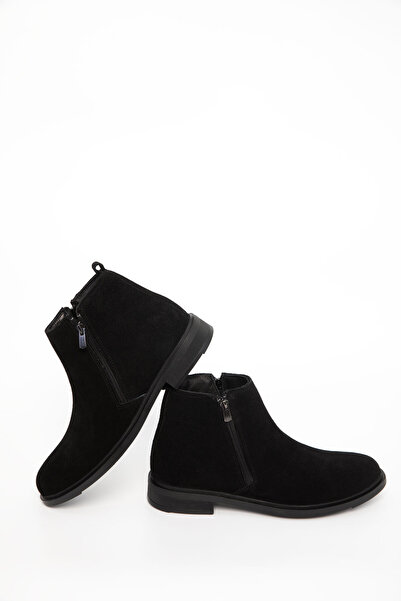 SOHO Siyah Süet Hakiki Deri Erkek Bot & Bootie 20969