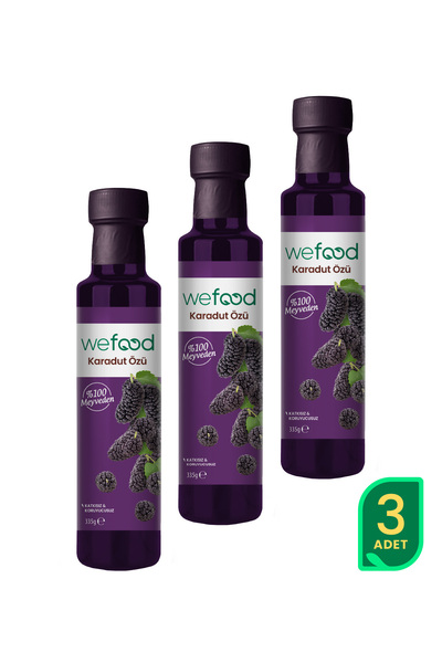 Wefood Karadut Özü 335 gr (Soğuk Sıkım) 3'lü