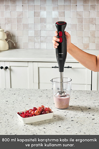 Karaca Pro Multimax 6 in 1 Çok Amaçlı Mutfak Robotu/Blender Seti Black 2000 W