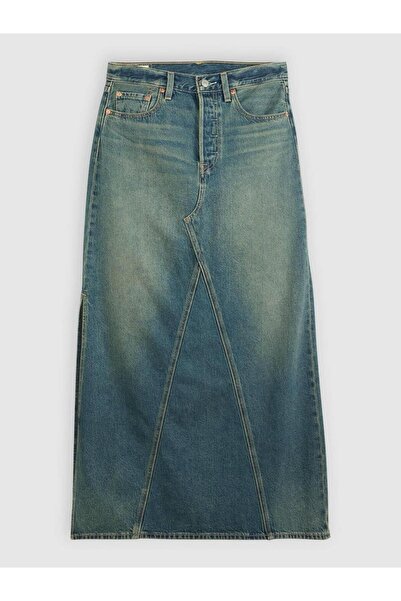 Levi's IKONICKÁ DLOUHÁ SUKNĚ S DLOUHÝM ROZPUŠŤENÍM