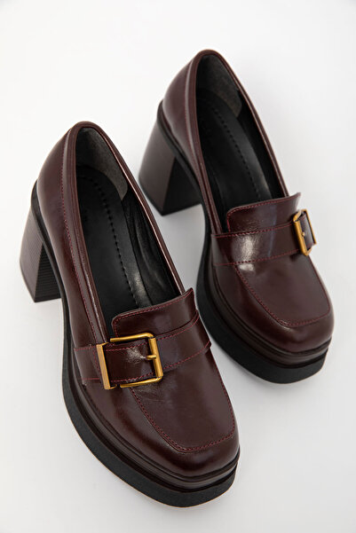 SOHO Bordo Kadın Loafer Ayakkabı 20954