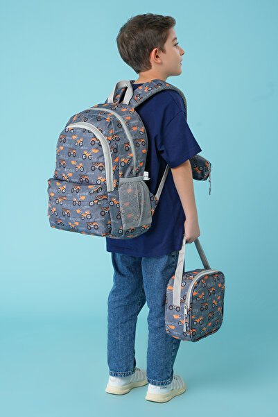 Cambridge Polo Club مجموعة حقائب المدرسة الابتدائية الثلاثية Plcan2079.335 Truck