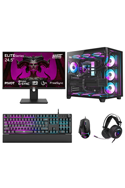 DRAGOS DRx7759 Ryzen 7 7700 32GB DDR5 1TB NVMe 16GB RTX5060Ti 24.5 İnç 300Hz ...