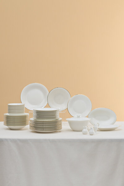 Karaca Fine Pearl Fame 55 Parça 12 Kişilik Yemek Takımı Gold