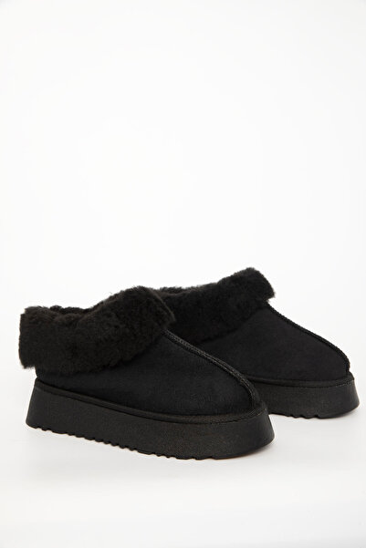 SOHO Μαύρα σουέτ γυναικείες μπότες - 19925 Model Bootie