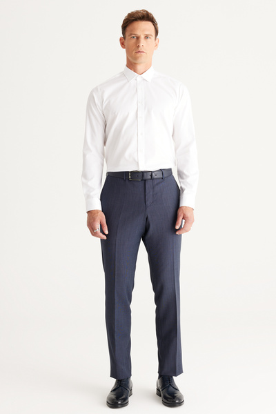 ALTINYILDIZ CLASSICS Erkek Beyaz Ütü Gerektirmeyen Non-iron Slim Fit Dar Kesim %100 Pamuk Gömlek