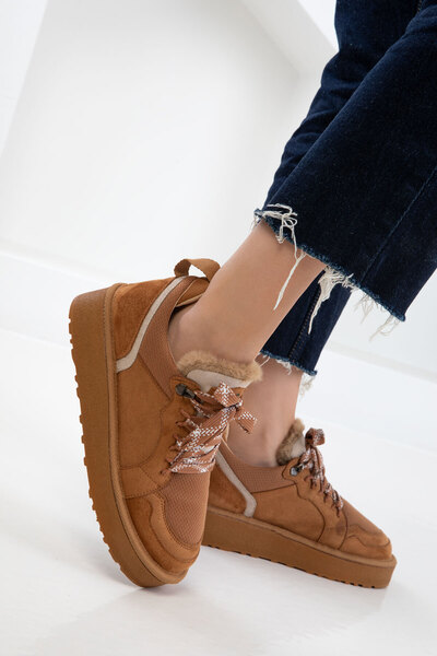 SOHO Taba Süet Kadın Sneaker 20934