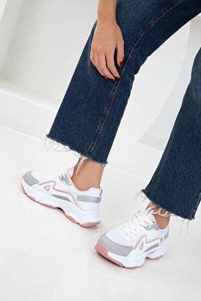 SOHO White-Powder Women's Sneaker 20909