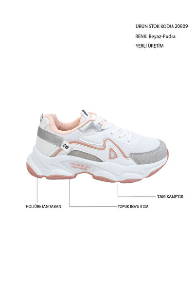 SOHO White-Powder Women's Sneaker 20909