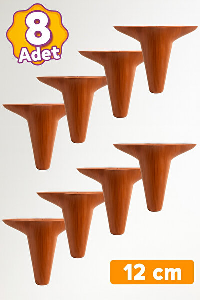 Badem10 (8 ADET) Aspen Lüks 12 Cm Mobilya Kanepe Koltuk Tv Ünitesi Yükseltici...