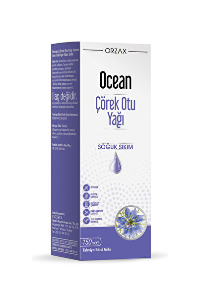 Ocean Orzax Çörek Otu Yağı 150ml