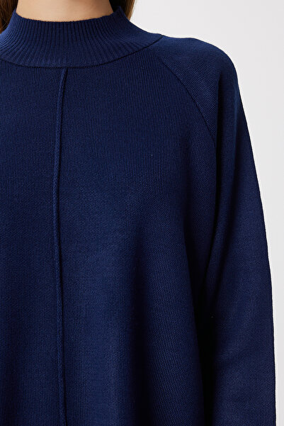 Happiness İstanbul Kadın Lacivert Şık Triko Kazak Pantolon Takım MU00012