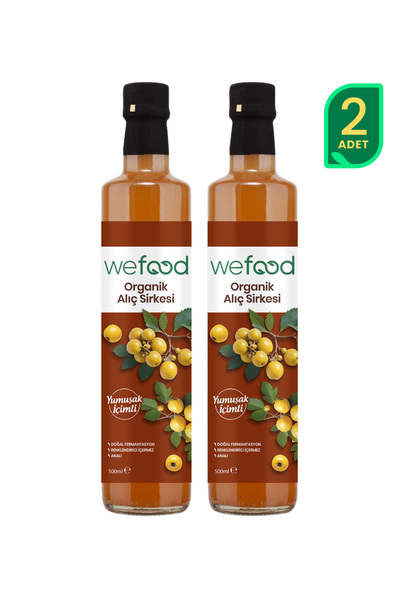 Wefood Organik Alıç Sirkesi 500 ml 2'li