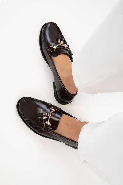 SOHO Кавові жіночі лофери 20936